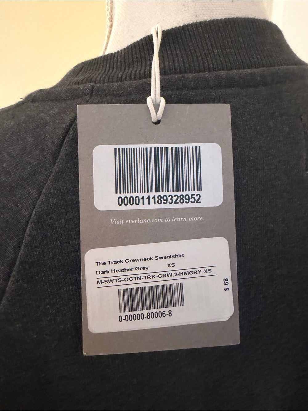 Everlane Crewneck Sweatshirt NWat! - Picture 8 of 9